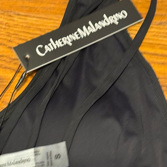 Elegant Catherine Malandrino size S Black Women's Swimsuit - Picture 4 of 7